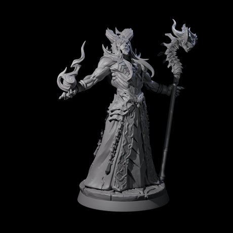Conjuring Tricky Archdevil Miniature for Dungeons and Dragons, Pathfinder or other TTRPGs