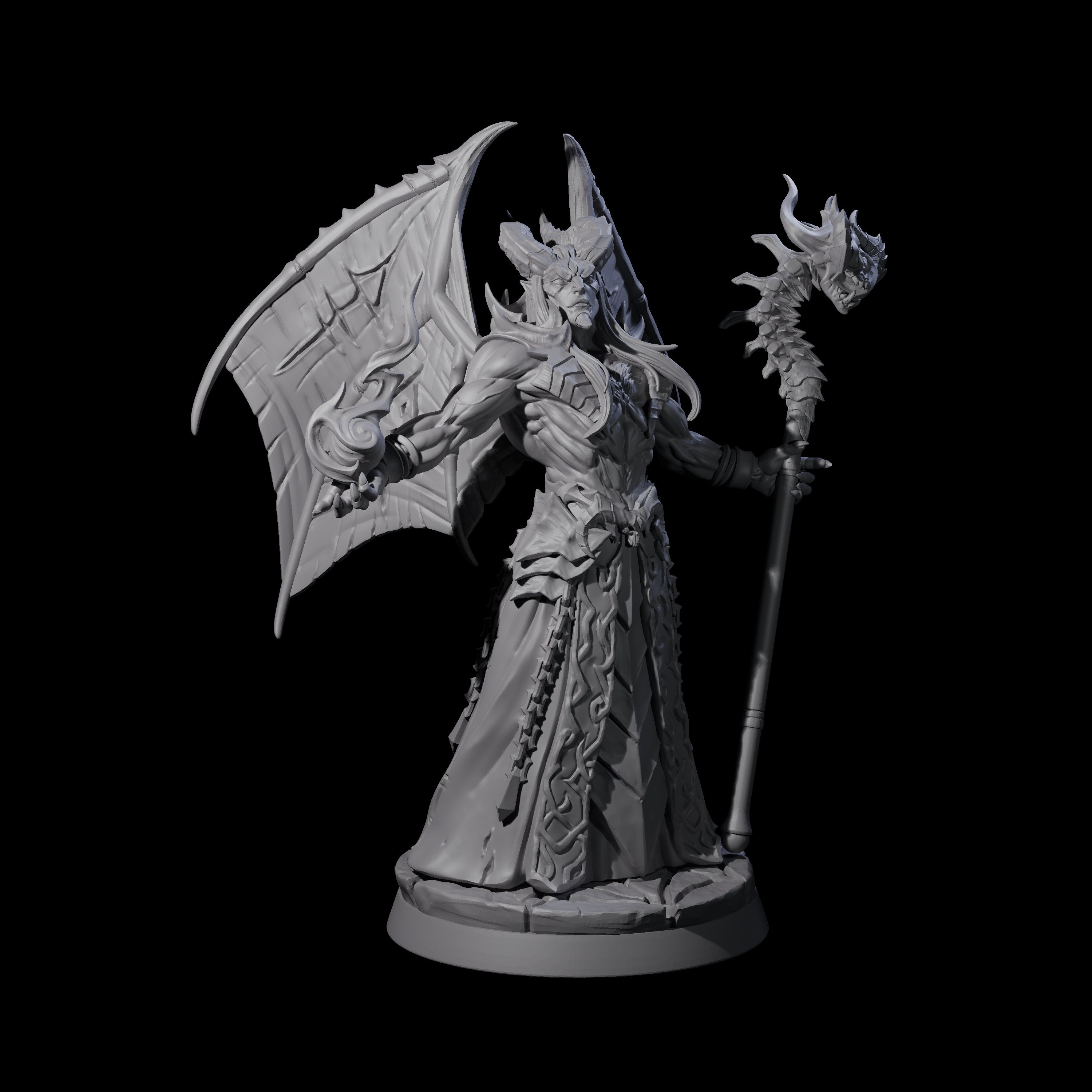 Conjuring Tricky Archdevil Miniature for Dungeons and Dragons, Pathfinder or other TTRPGs