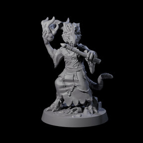 Connected Kobold Wizard Miniature for Dungeons and Dragons, Pathfinder or other TTRPGs
