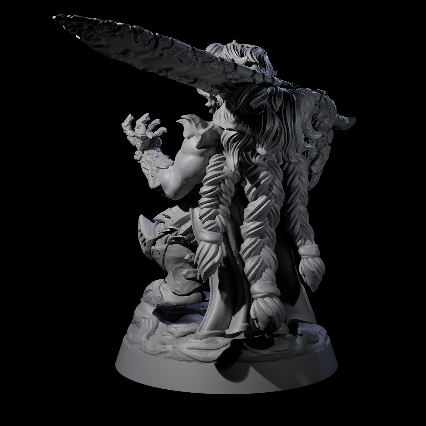 Considering Dwarf Elementalist Miniature for Dungeons and Dragons, Pathfinder or other TTRPGs