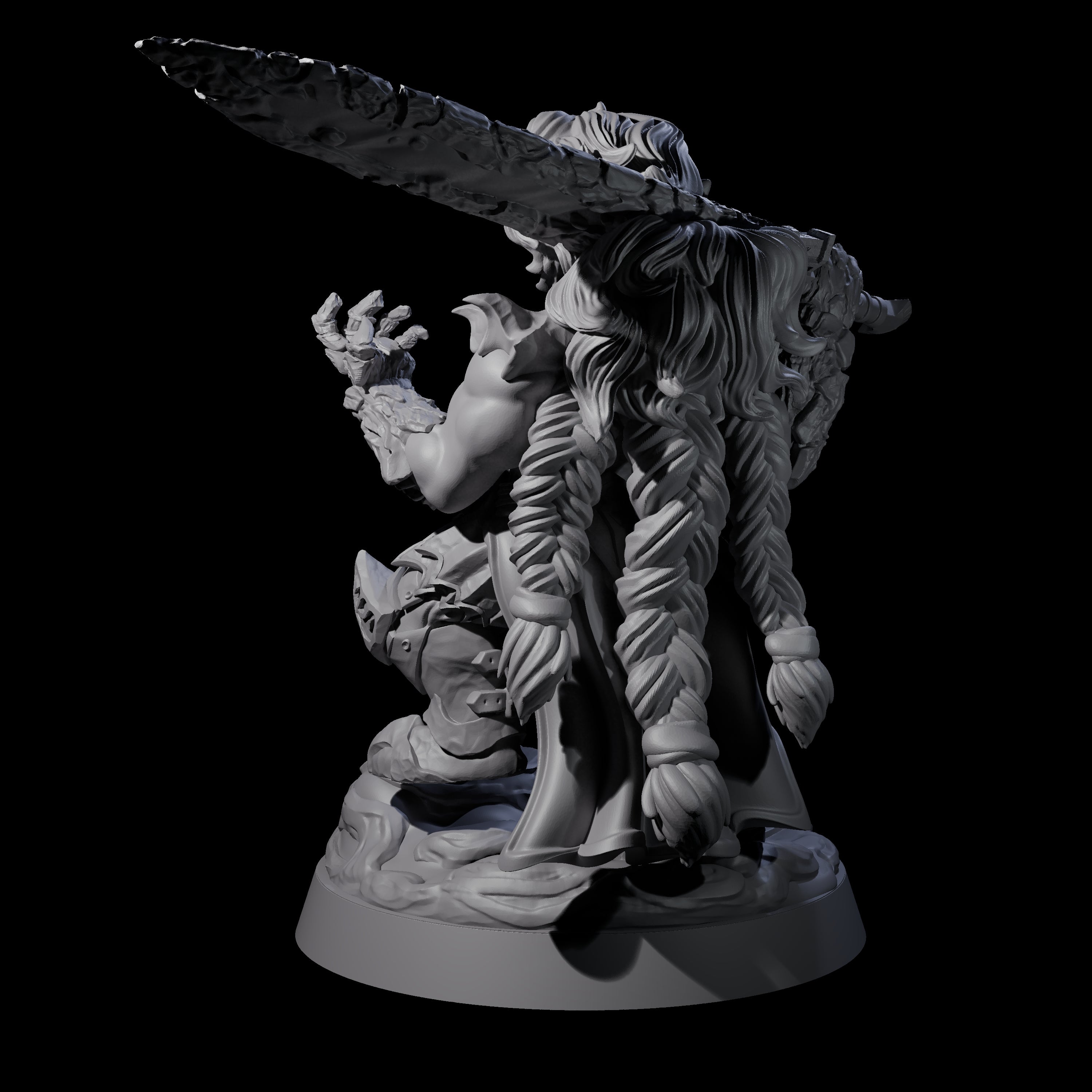 Considering Dwarf Elementalist Miniature for Dungeons and Dragons, Pathfinder or other TTRPGs