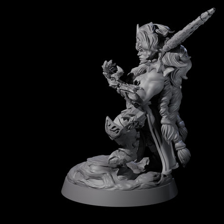Considering Dwarf Elementalist Miniature for Dungeons and Dragons, Pathfinder or other TTRPGs