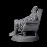 Convalescing Human Investigator Miniature for Dungeons and Dragons, Pathfinder or other TTRPGs