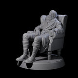Convalescing Human Investigator Miniature for Dungeons and Dragons, Pathfinder or other TTRPGs
