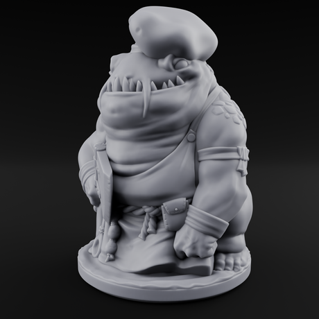 Cooking Up A Storm Kuo-Toa Chef Miniature for Dungeons and Dragons, Pathfinder or other TTRPGs