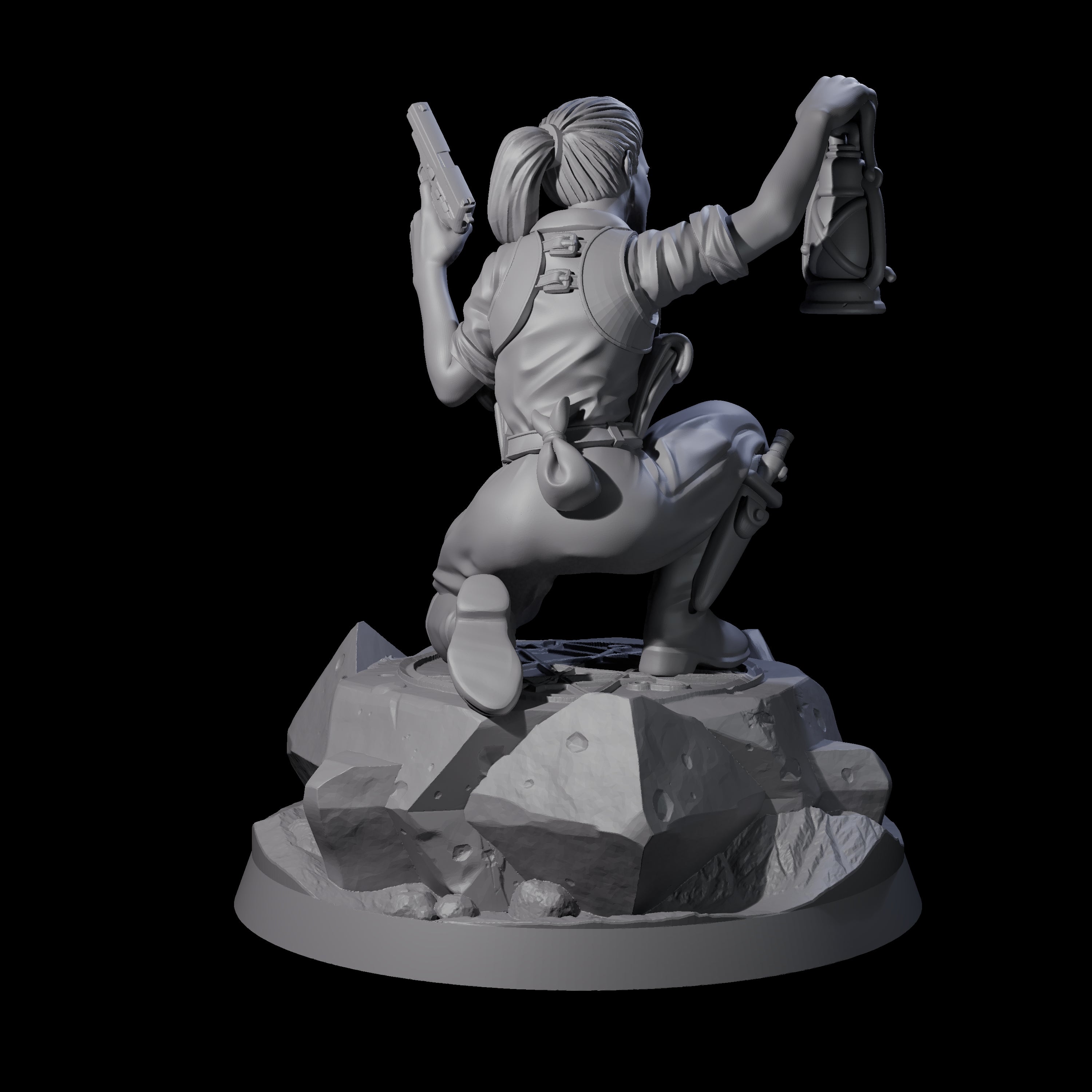 Cool As A Cucumber Human Investigator Miniature for Dungeons and Dragons, Pathfinder or other TTRPGs