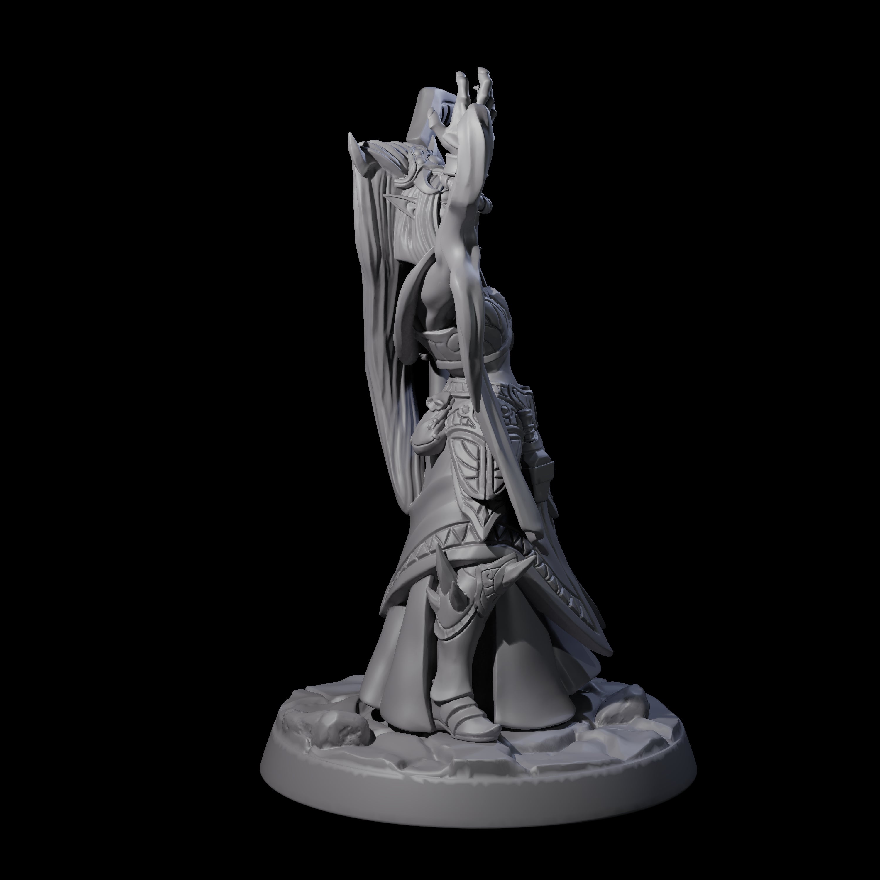 Corrupt High Priestess Miniature for Dungeons and Dragons, Pathfinder or other TTRPGs