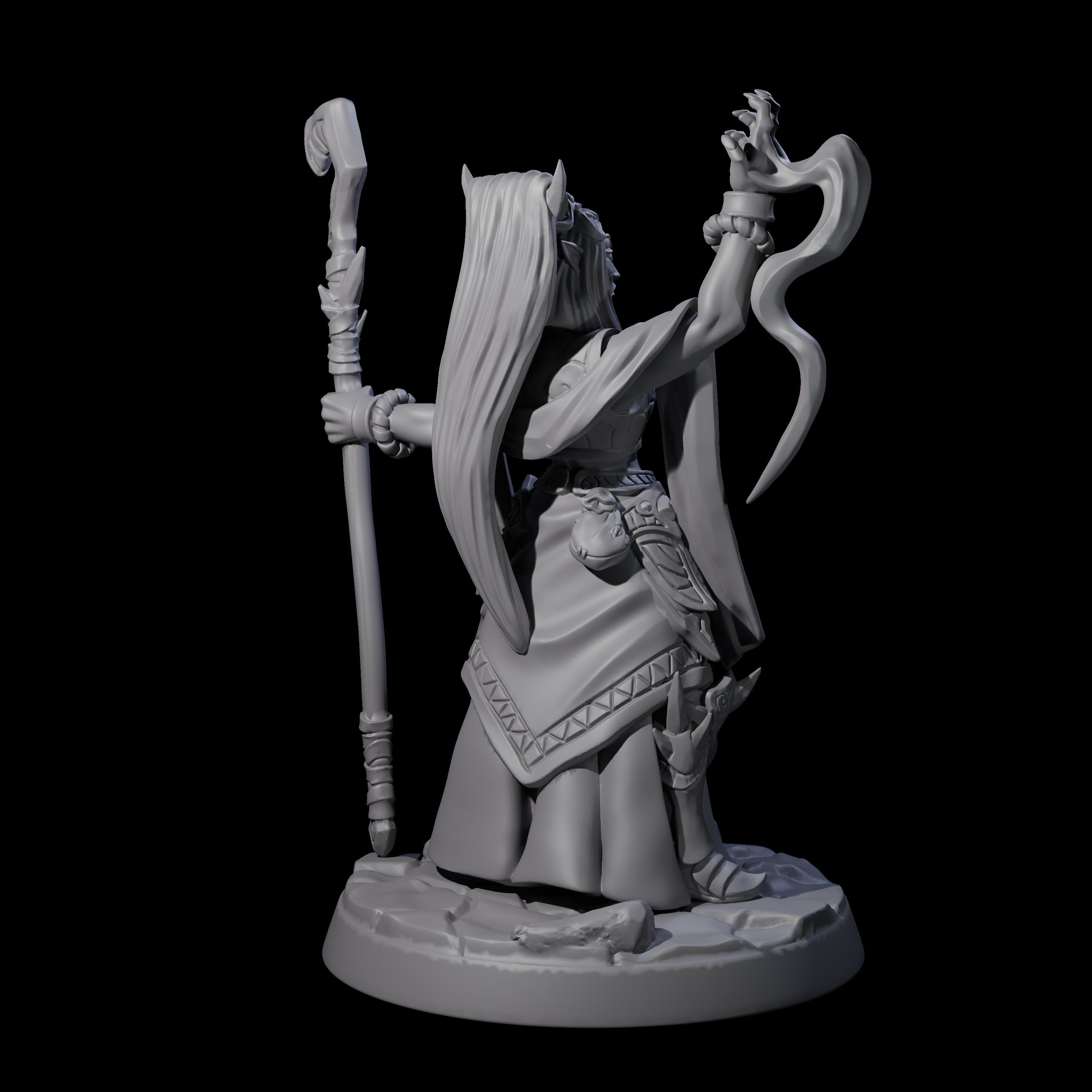 Corrupt High Priestess Miniature for Dungeons and Dragons, Pathfinder or other TTRPGs