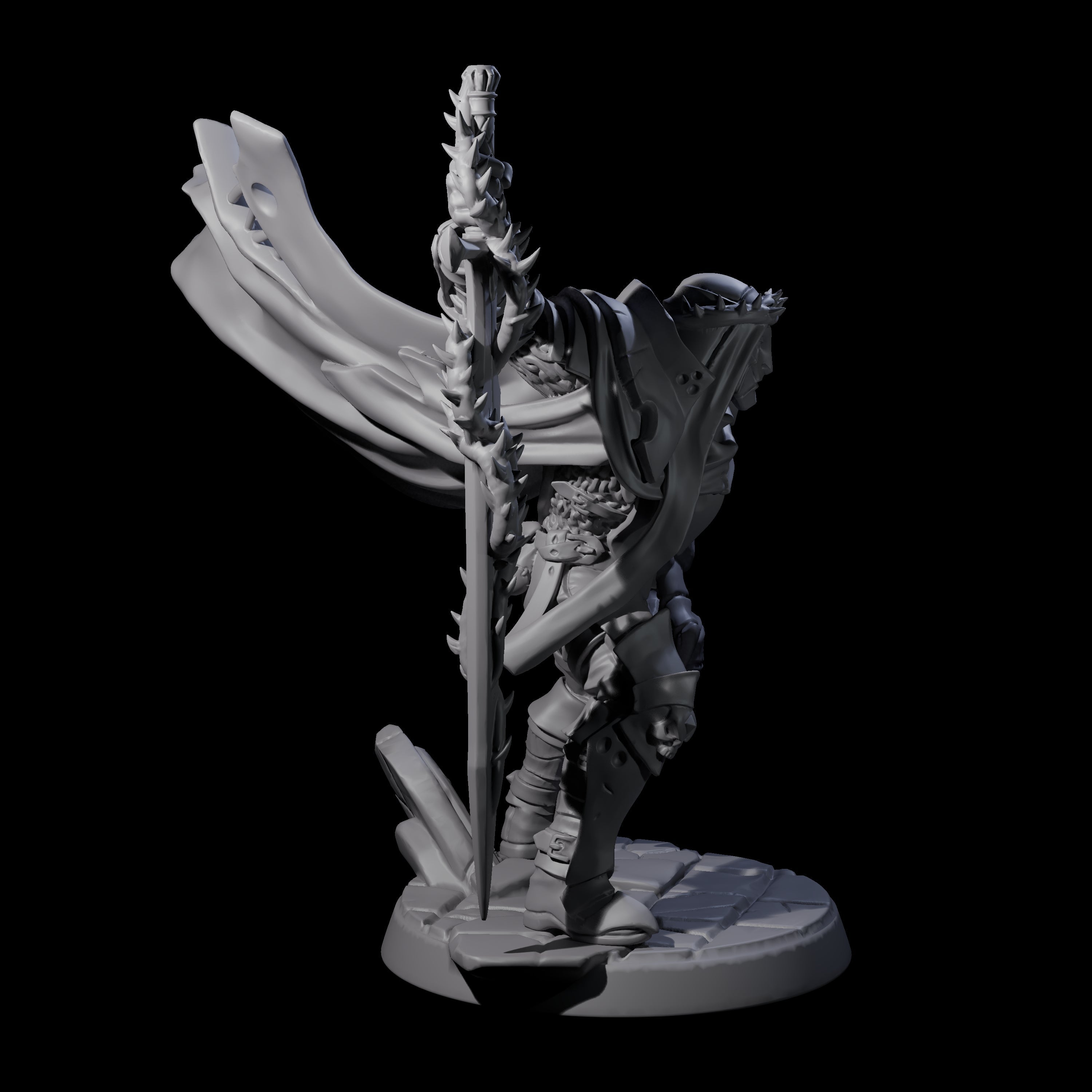 Corrupt Warforged Knight Miniature for Dungeons and Dragons, Pathfinder or other TTRPGs