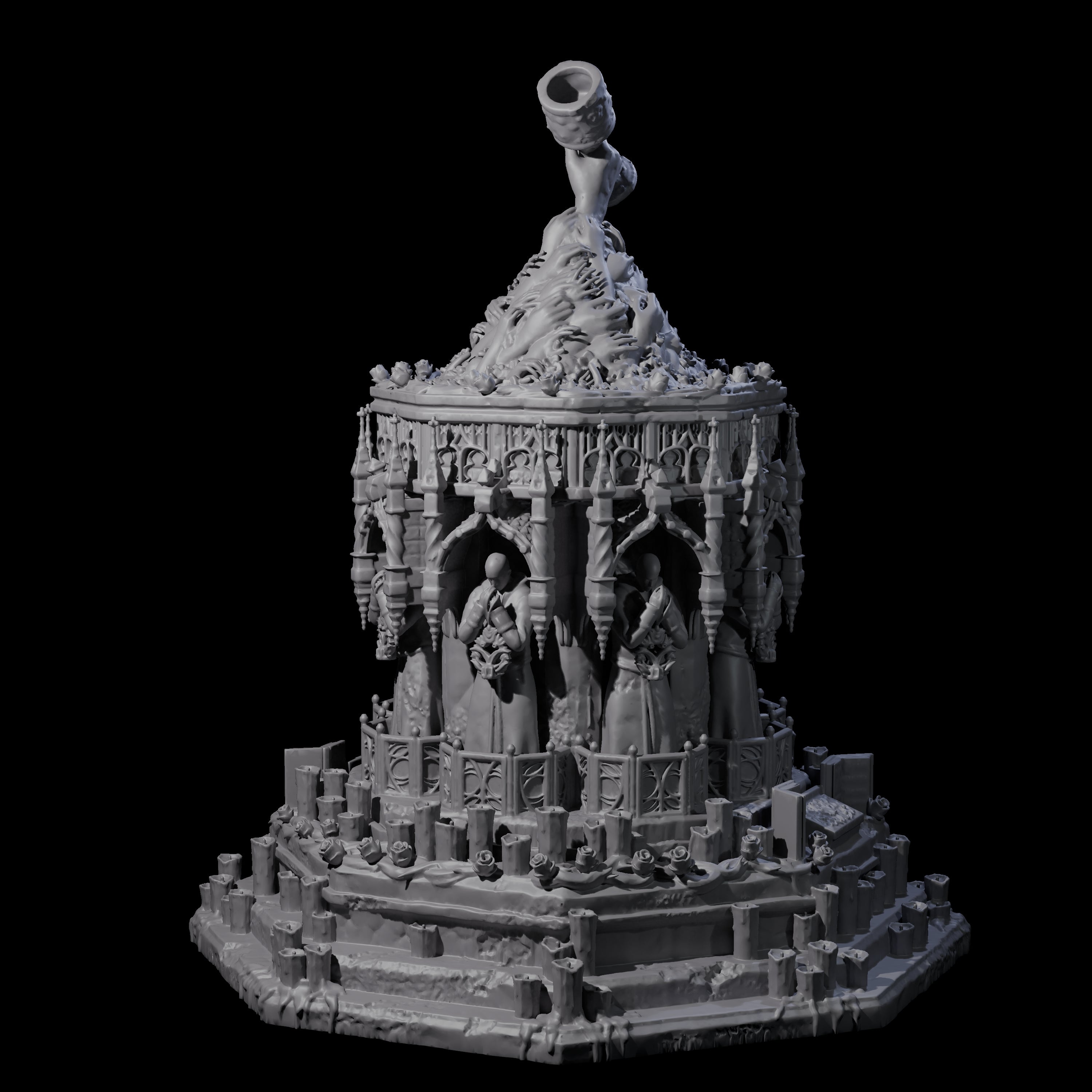 Corrupted Eldritch Chalice Miniature for Dungeons and Dragons, Pathfinder or other TTRPGs