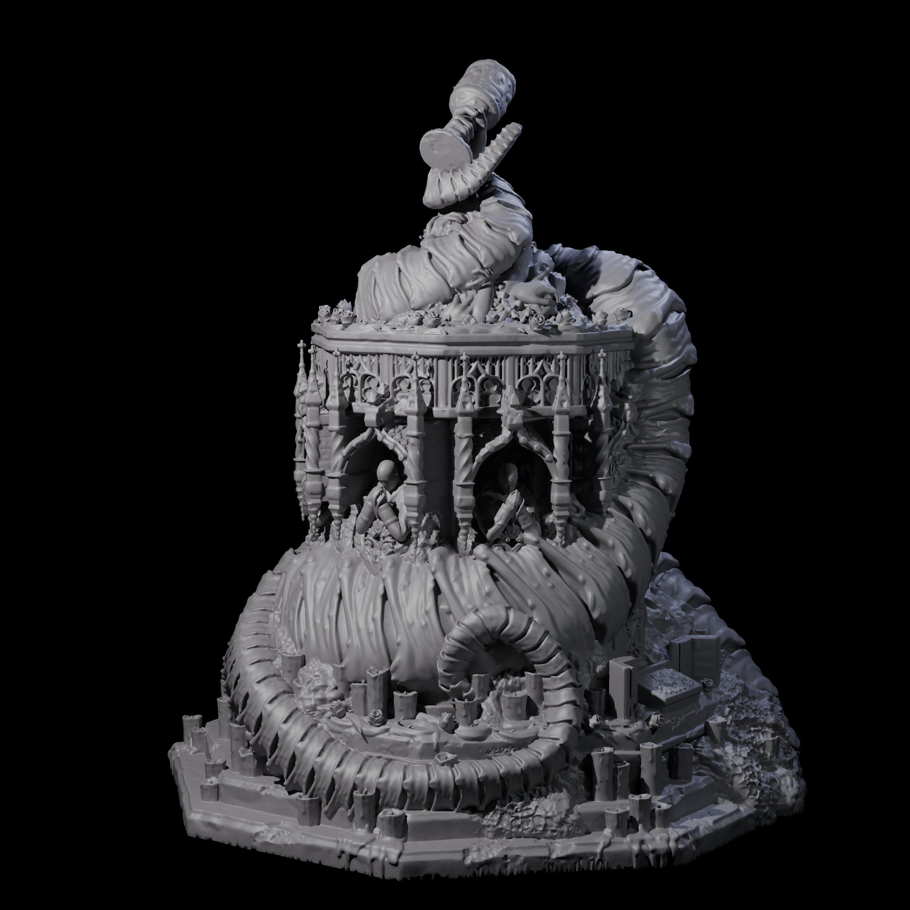 Corrupted Eldritch Chalice Miniature for Dungeons and Dragons, Pathfinder or other TTRPGs