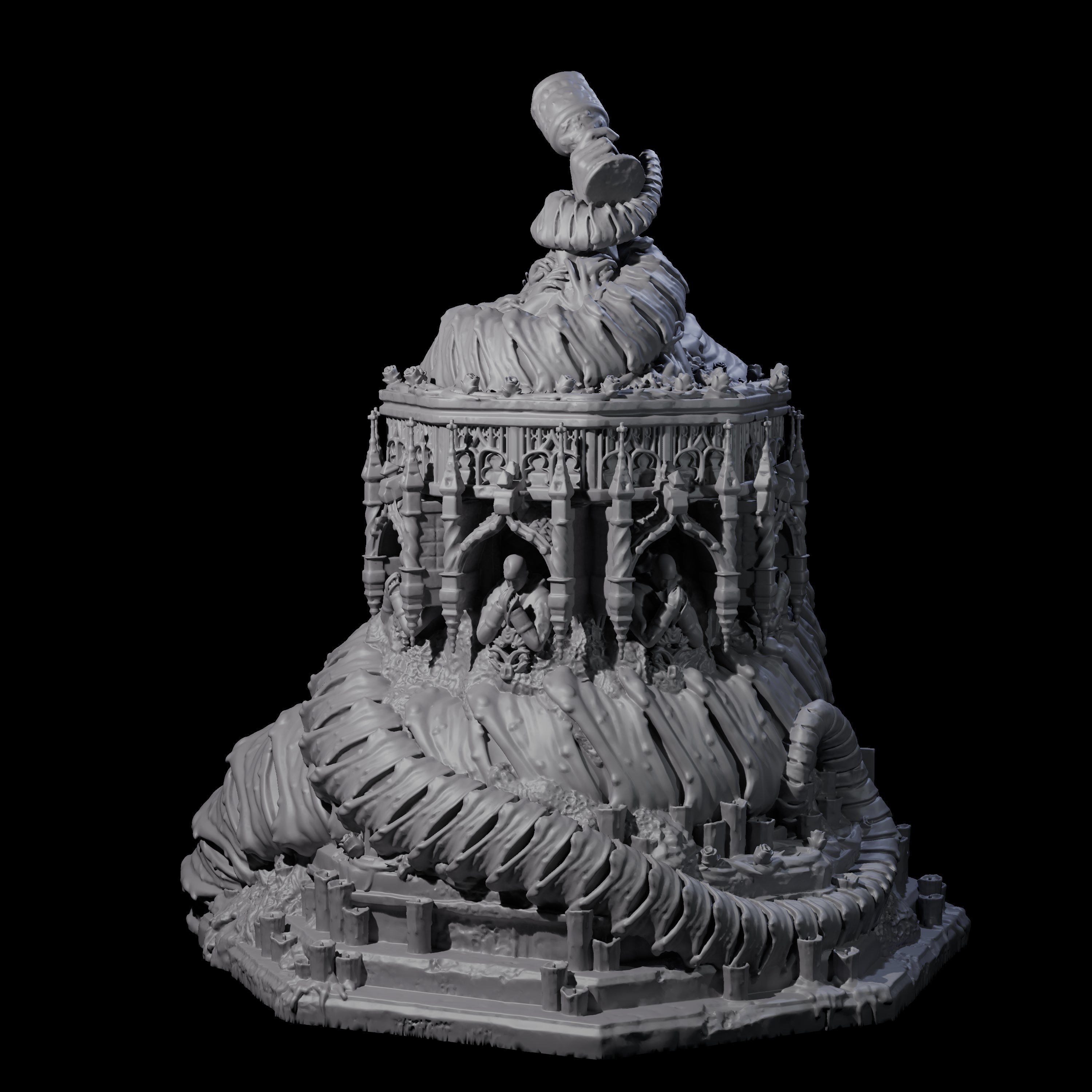 Corrupted Eldritch Chalice Miniature for Dungeons and Dragons, Pathfinder or other TTRPGs