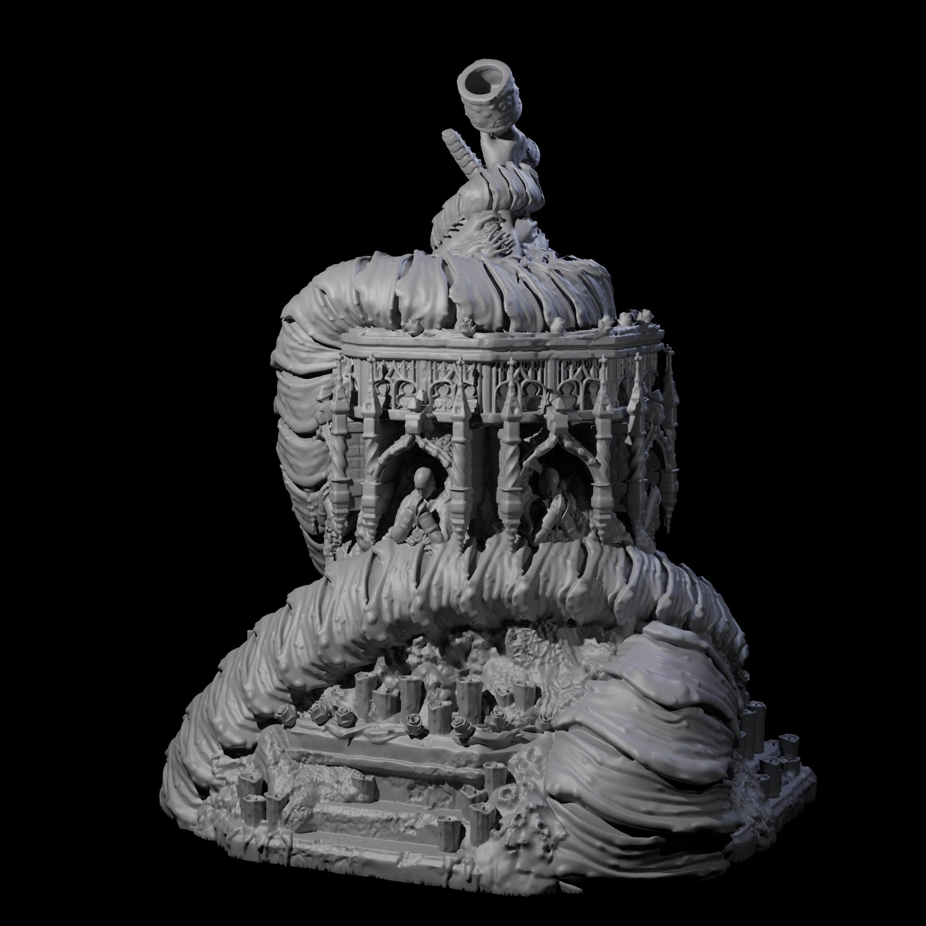 Corrupted Eldritch Chalice Miniature for Dungeons and Dragons, Pathfinder or other TTRPGs