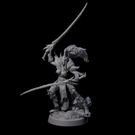 Corrupted Hive Protector A Miniature for Dungeons and Dragons, Pathfinder or other TTRPGs