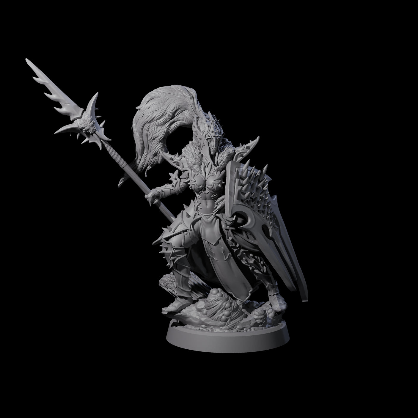 Corrupted Hive Protector B Miniature for Dungeons and Dragons, Pathfinder or other TTRPGs