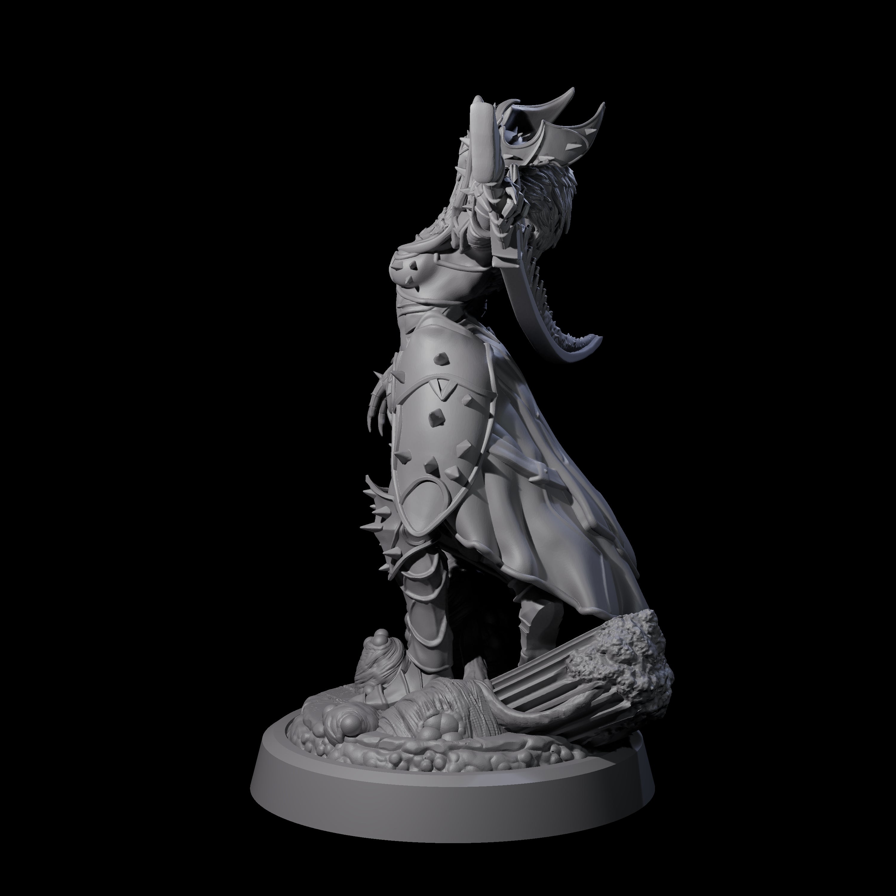 Corrupted Hive Protector C Miniature for Dungeons and Dragons, Pathfinder or other TTRPGs