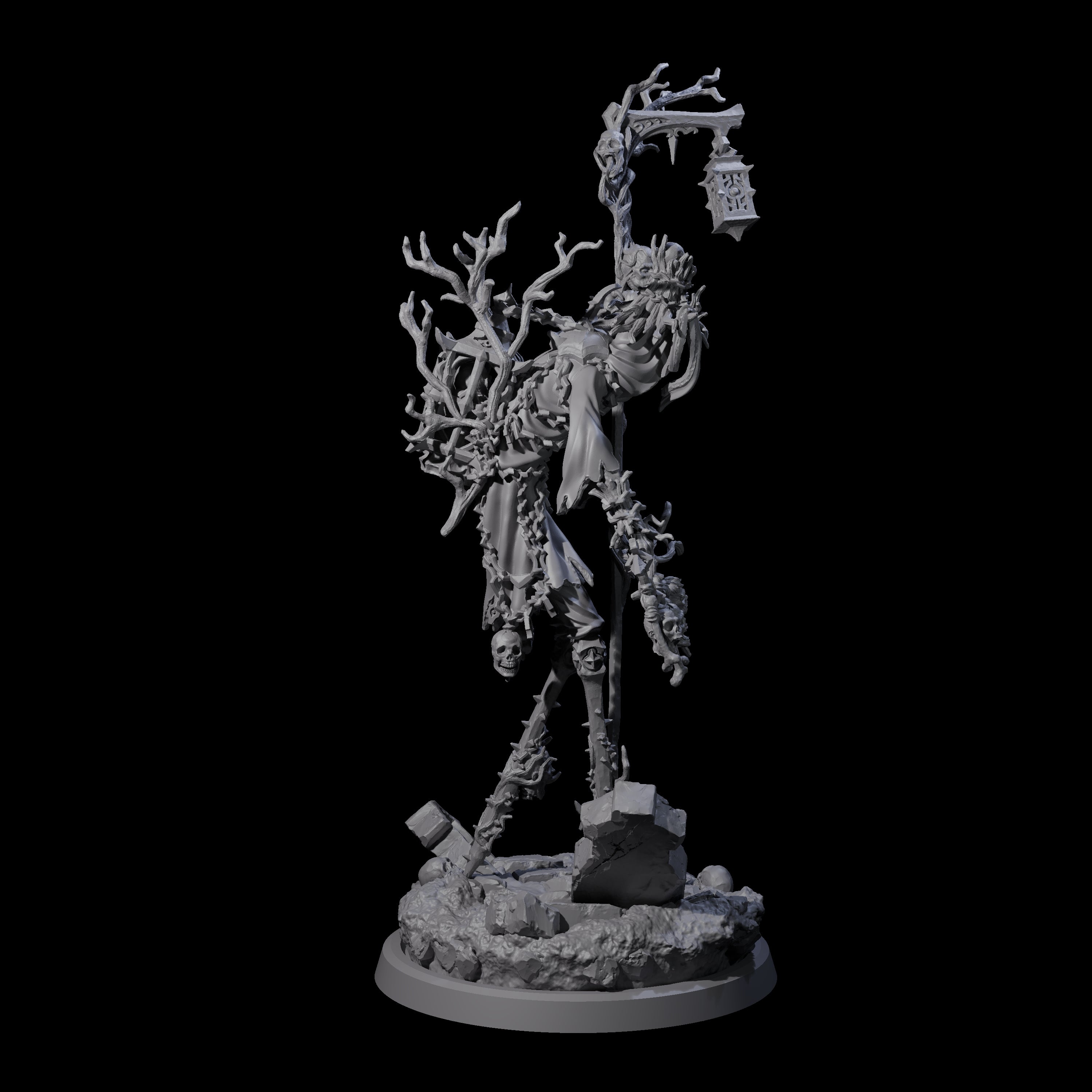 Corrupted Human Druid A Miniature for Dungeons and Dragons, Pathfinder or other TTRPGs