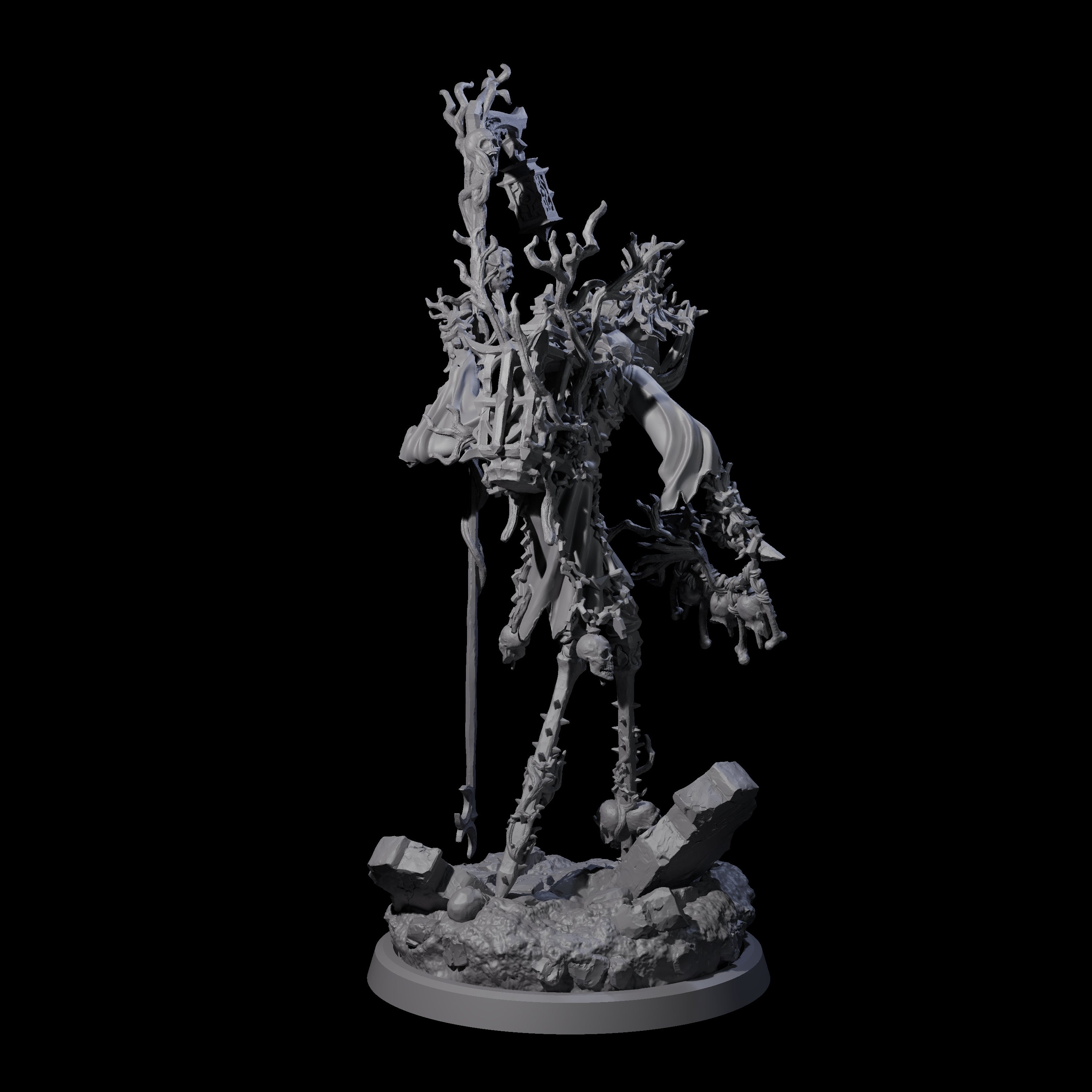Corrupted Human Druid A Miniature for Dungeons and Dragons, Pathfinder or other TTRPGs