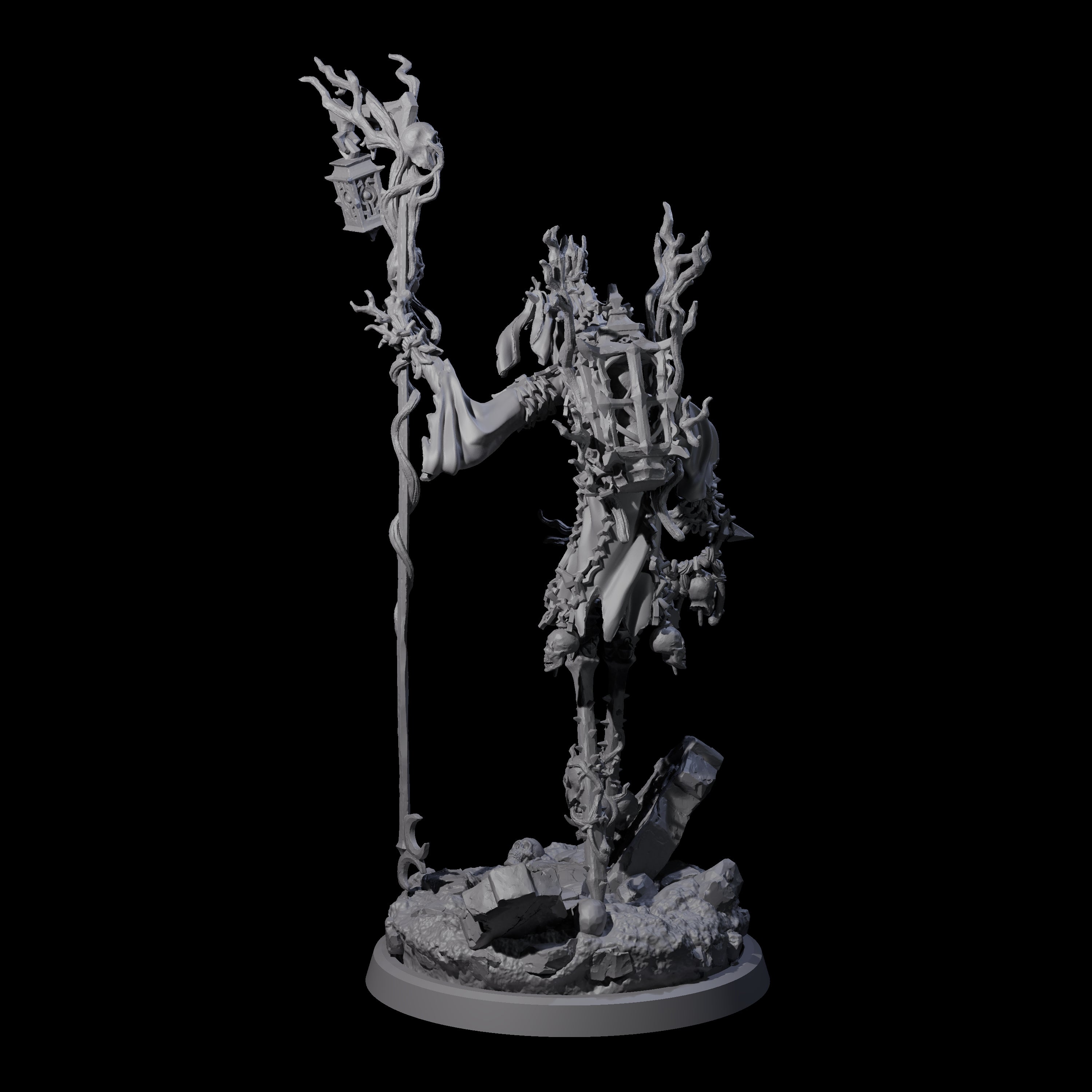 Corrupted Human Druid A Miniature for Dungeons and Dragons, Pathfinder or other TTRPGs