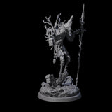 Corrupted Human Druid C Miniature for Dungeons and Dragons, Pathfinder or other TTRPGs
