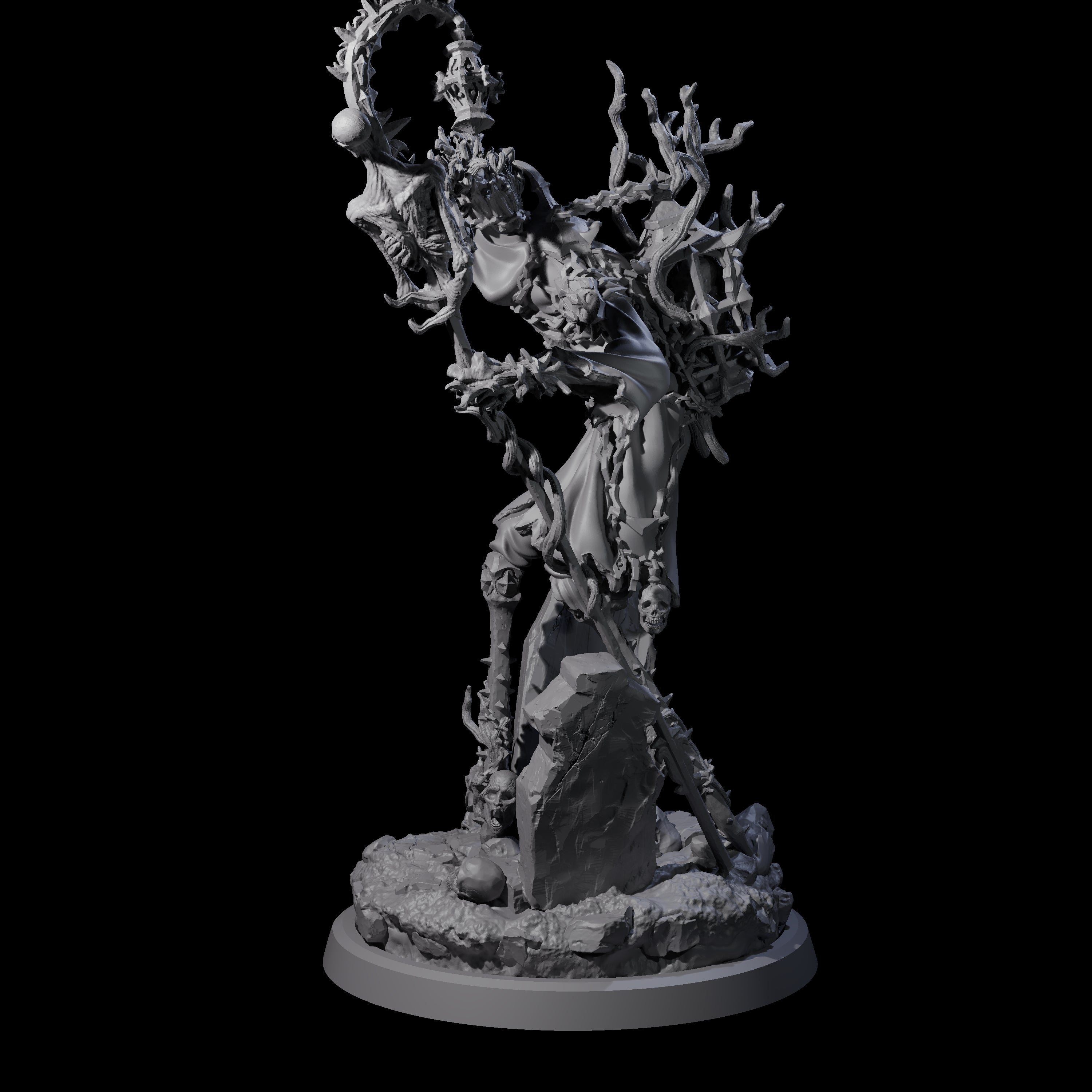 Corrupted Human Druid D Miniature for Dungeons and Dragons, Pathfinder or other TTRPGs