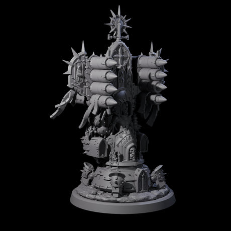 Corrupted Human Techpriest A Miniature for Dungeons and Dragons, Pathfinder or other TTRPGs