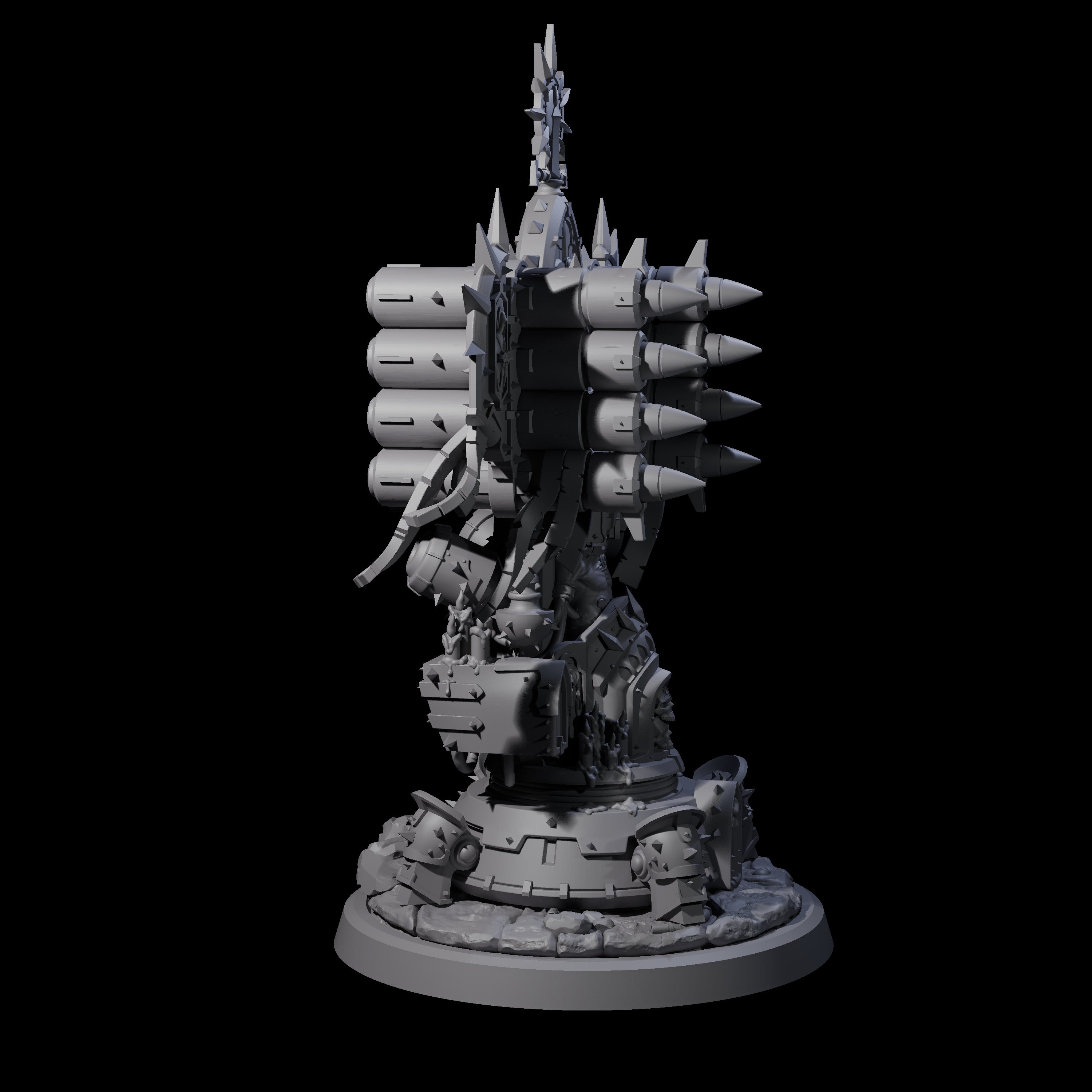 Corrupted Human Techpriest A Miniature for Dungeons and Dragons, Pathfinder or other TTRPGs