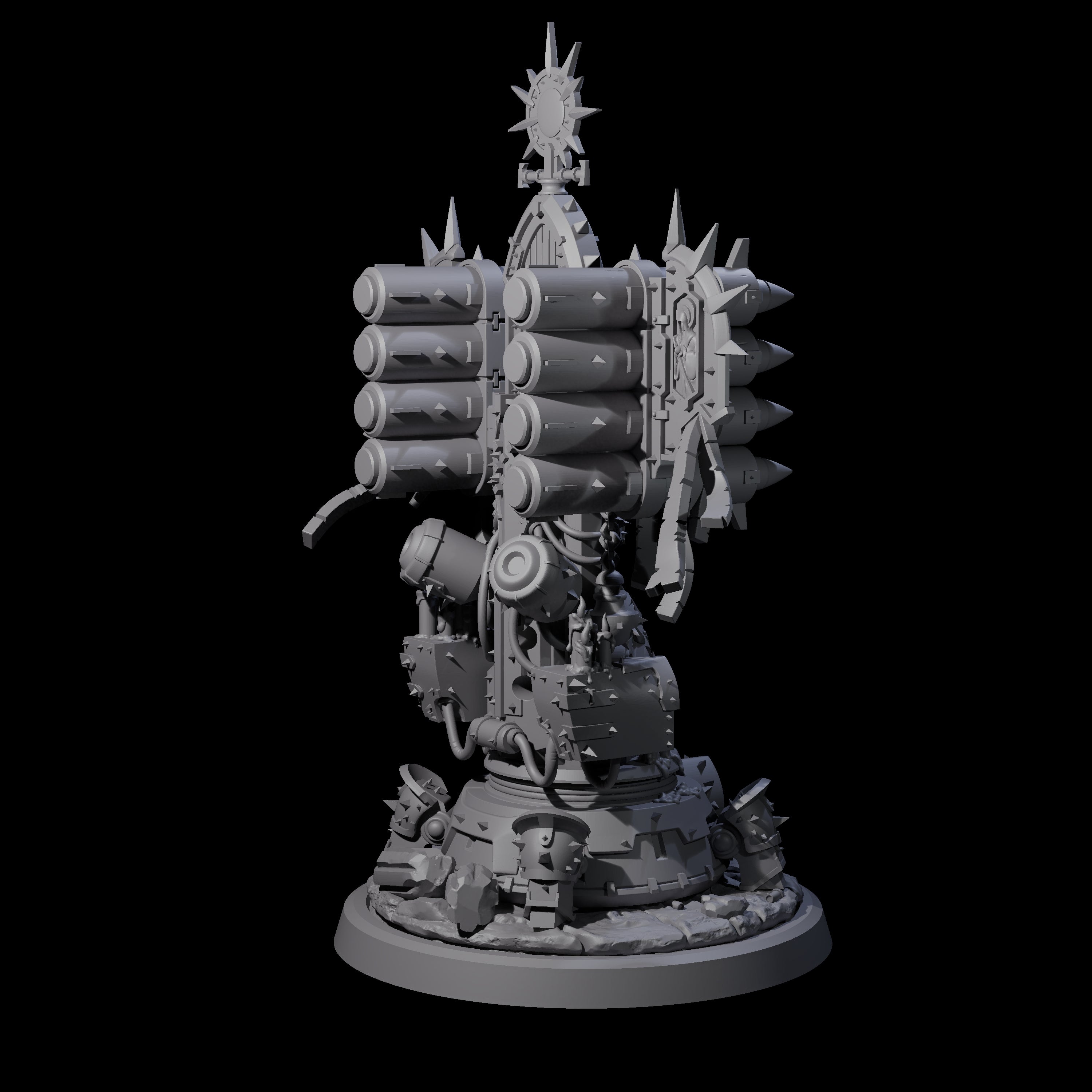 Corrupted Human Techpriest A Miniature for Dungeons and Dragons, Pathfinder or other TTRPGs