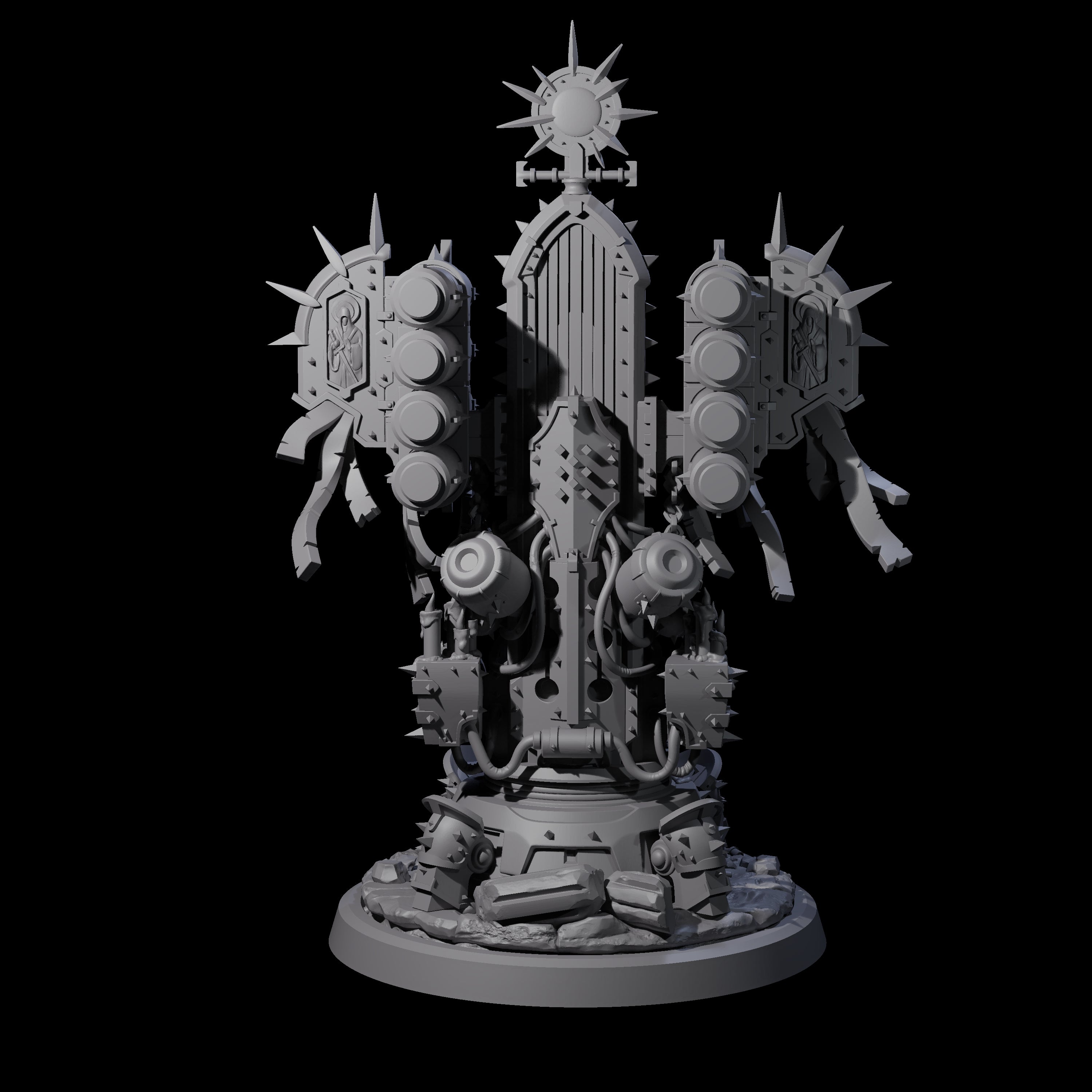 Corrupted Human Techpriest A Miniature for Dungeons and Dragons, Pathfinder or other TTRPGs