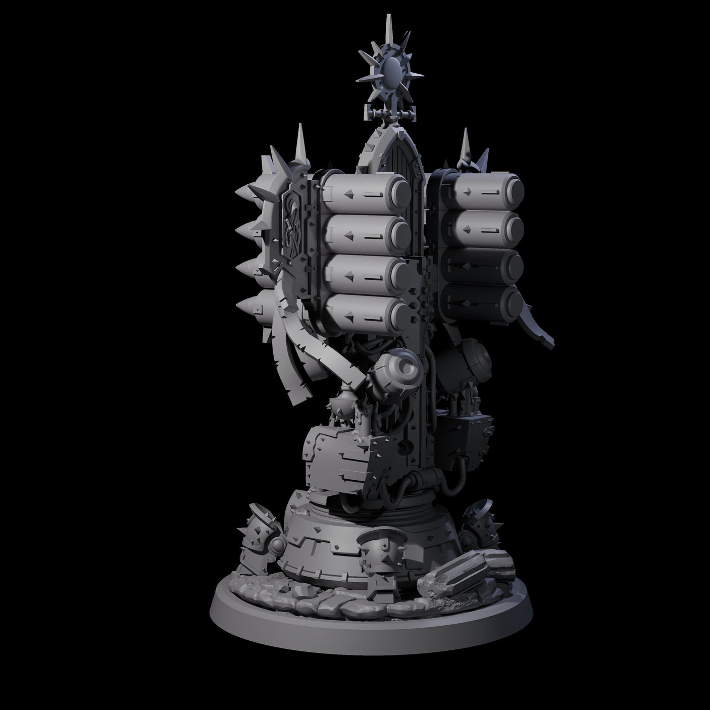 Corrupted Human Techpriest A Miniature for Dungeons and Dragons, Pathfinder or other TTRPGs