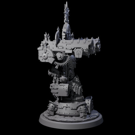 Corrupted Human Techpriest B Miniature for Dungeons and Dragons, Pathfinder or other TTRPGs