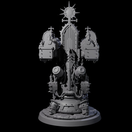Corrupted Human Techpriest B Miniature for Dungeons and Dragons, Pathfinder or other TTRPGs