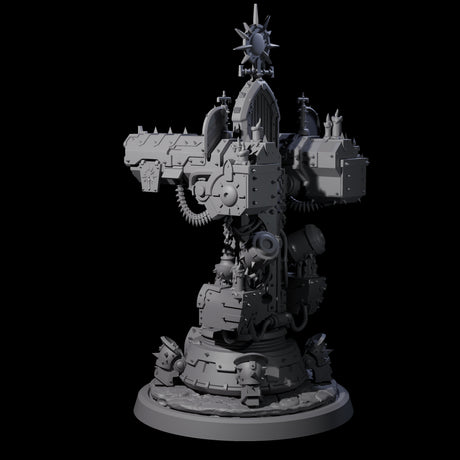 Corrupted Human Techpriest B Miniature for Dungeons and Dragons, Pathfinder or other TTRPGs