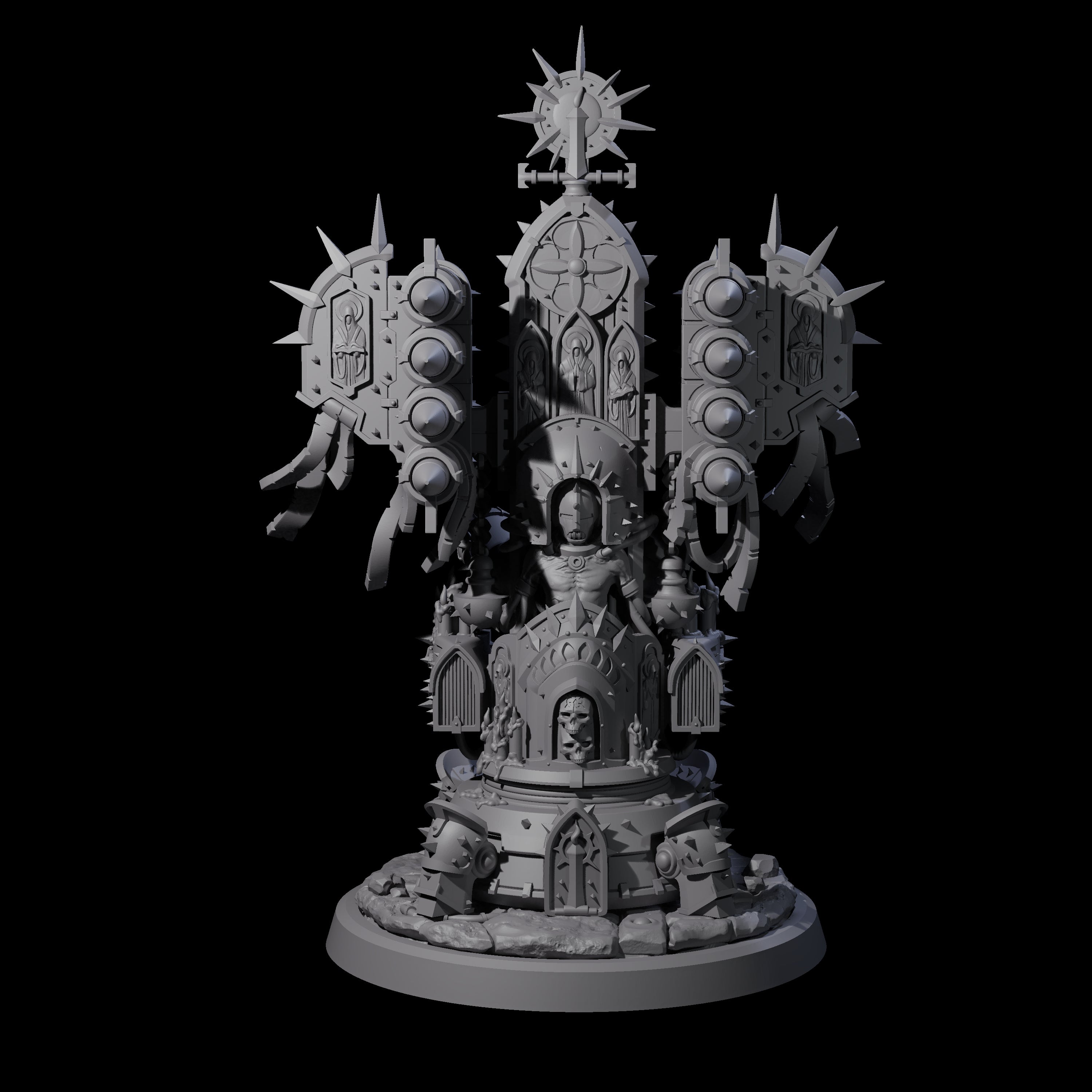 Corrupted Human Techpriests Miniature for Dungeons and Dragons, Pathfinder or other TTRPGs