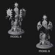 Corrupted Human Techpriests Miniature for Dungeons and Dragons, Pathfinder or other TTRPGs