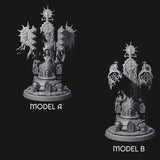 Corrupted Human Techpriests Miniature for Dungeons and Dragons, Pathfinder or other TTRPGs