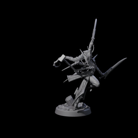 Corrupted Marilith A Miniature for Dungeons and Dragons, Pathfinder or other TTRPGs
