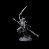 Corrupted Marilith A Miniature for Dungeons and Dragons, Pathfinder or other TTRPGs