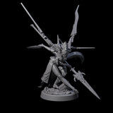 Corrupted Marilith D Miniature for Dungeons and Dragons, Pathfinder or other TTRPGs