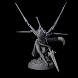Corrupted Marilith D Miniature for Dungeons and Dragons, Pathfinder or other TTRPGs