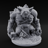 Corrupted Mutant Goblin Miner Miniature for Dungeons and Dragons, Pathfinder or other TTRPGs