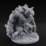 Corrupted Mutant Goblin Miner Miniature for Dungeons and Dragons, Pathfinder or other TTRPGs
