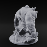 Corrupted Mutant Goblin Miner Miniature for Dungeons and Dragons, Pathfinder or other TTRPGs
