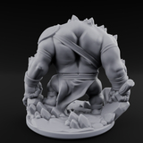 Corrupted Mutant Goblin Miner Miniature for Dungeons and Dragons, Pathfinder or other TTRPGs