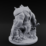 Corrupted Mutant Goblin Miner Miniature for Dungeons and Dragons, Pathfinder or other TTRPGs