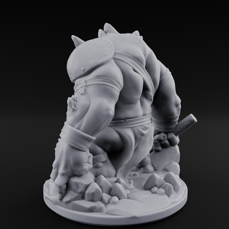 Corrupted Mutant Goblin Miner Miniature for Dungeons and Dragons, Pathfinder or other TTRPGs