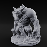 Corrupted Mutant Goblin Miner Miniature for Dungeons and Dragons, Pathfinder or other TTRPGs