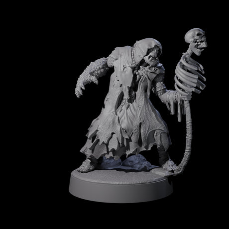 Corrupted Orc Necromancer Miniature for Dungeons and Dragons, Pathfinder or other TTRPGs