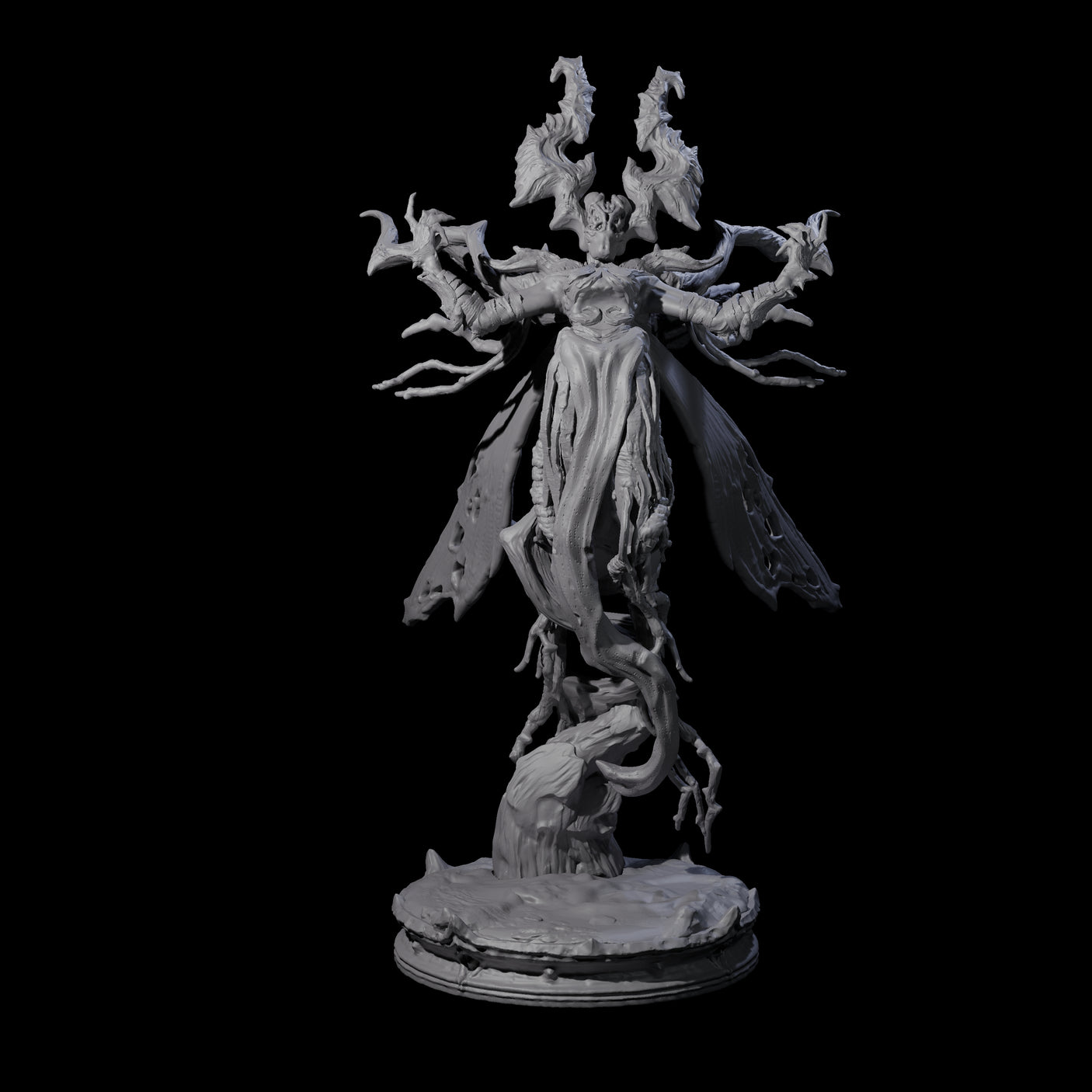 Corrupted Underdark Dryad A Miniature for Dungeons and Dragons, Pathfinder or other TTRPGs