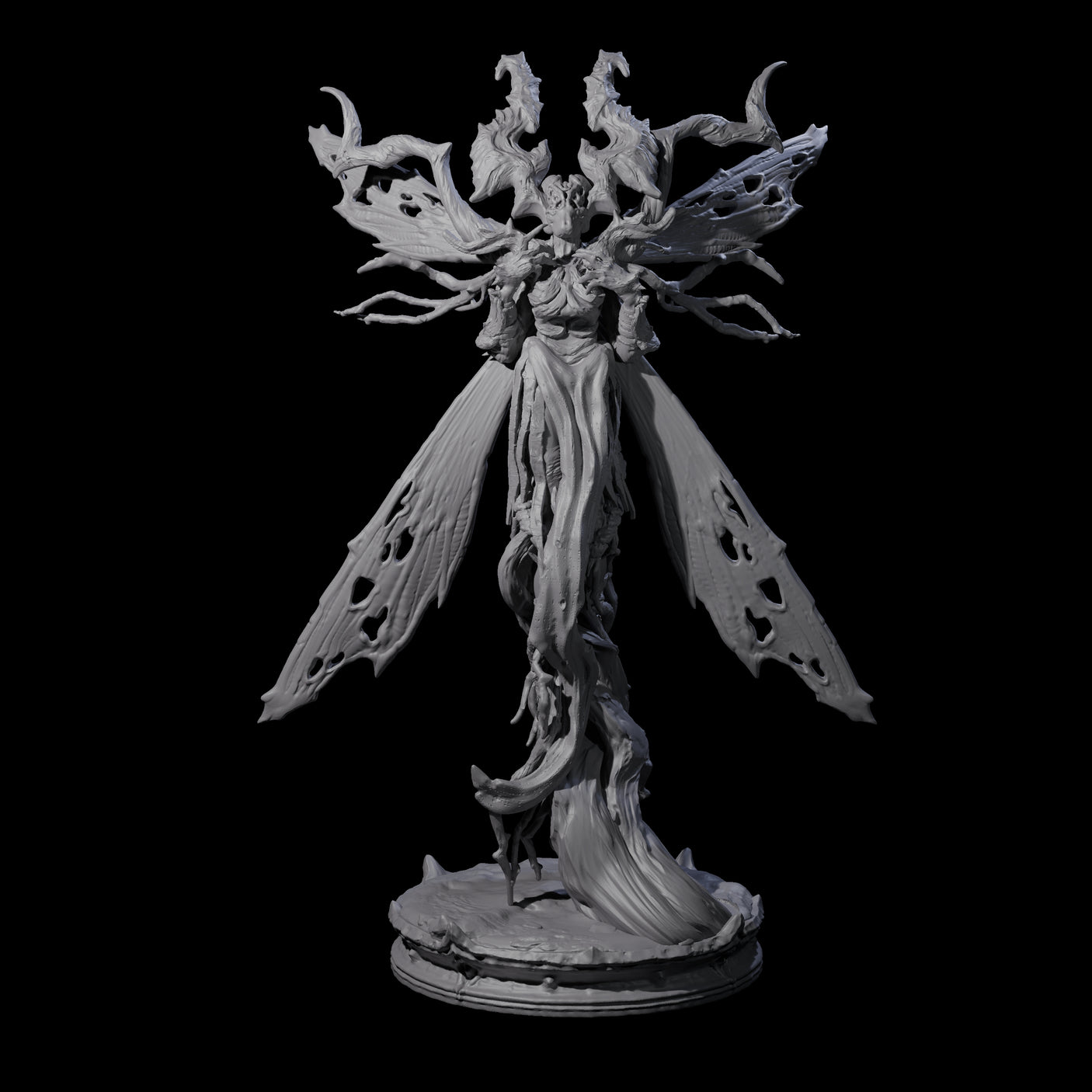 Corrupted Underdark Dryad B Miniature for Dungeons and Dragons, Pathfinder or other TTRPGs